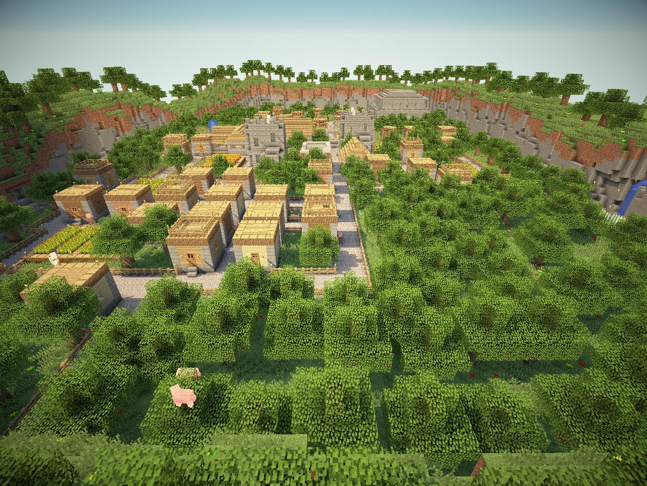 minecraft custom village map